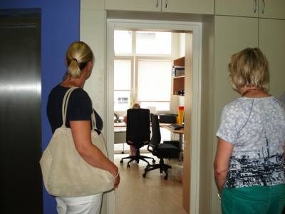 Besuch der Diakonie in Adelebsen - Dienstzimmer
